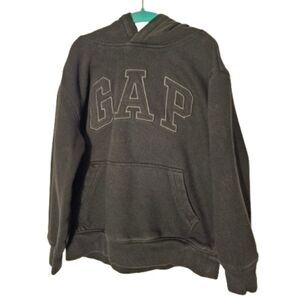 GAP Kids Black Logo Hoodie Size Small